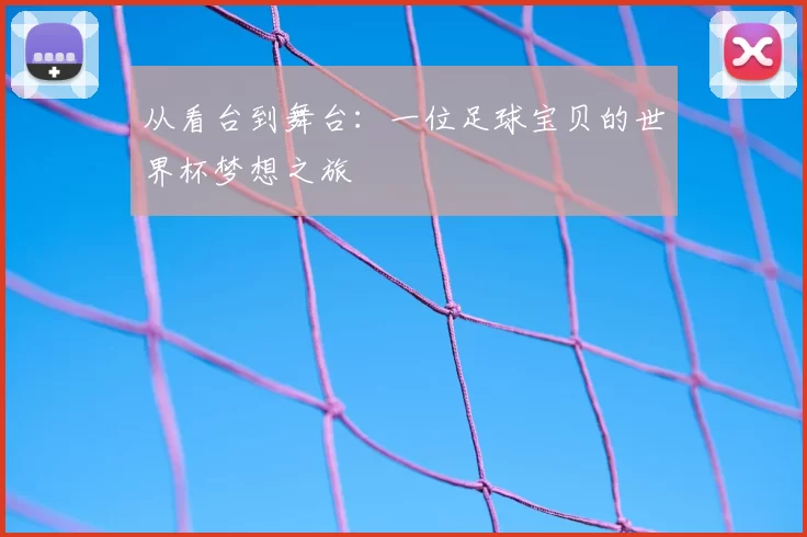 从看台到舞台：一位足球宝贝的世界杯梦想之旅