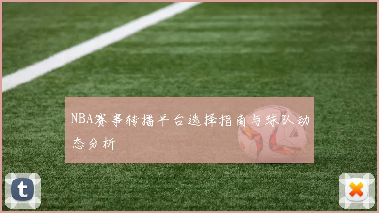NBA赛事转播平台选择指南与球队动态分析